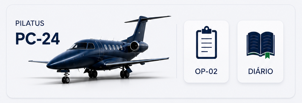Aeronave selecionada